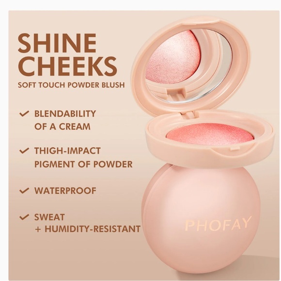 NEW PHOFAY Luminous Powder Blush~ - Picture 2 of 4